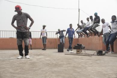 Kuduristas beim Videodreh in Luanda (photo: Flurina Rothenberger)