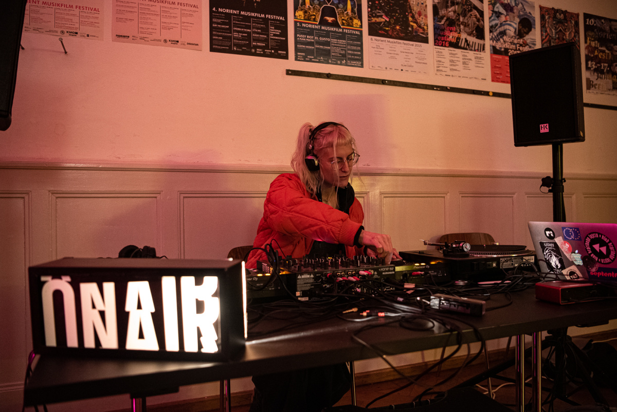 Radio Bollwerk at the Norient Festival Hub 2023 (photo: Karin Scheidegger)