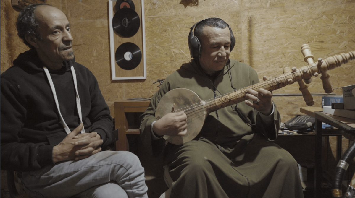 Ali Faiq and Idr Basrou, film still from «L’Makina», Gilles Aubry 2023 (photo: Gilles Aubry).