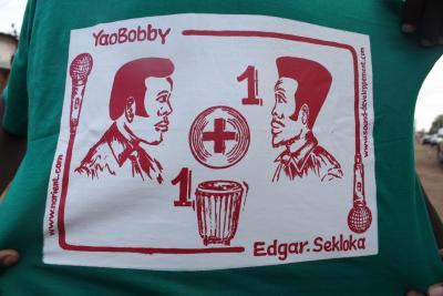 T-Shirts for Yao Bobby + Edgar Sekloka. Lomé Togo (photo: Kelly Agbobli)