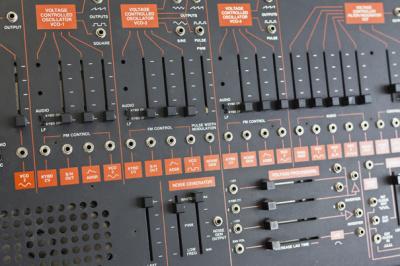 The Arp 2600, a favorite synthesizer of Bruno Spoerri (photo: Thomas Burkhalter)