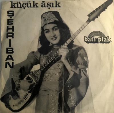 Image 6: Record sleeve for the vinyl single «Beddua»/«Tanrı Misafiri» by Aşık Küçük Şehriban, batı plak, no date, probably early 1970s (photo: Aşık Küçük Şehriban)