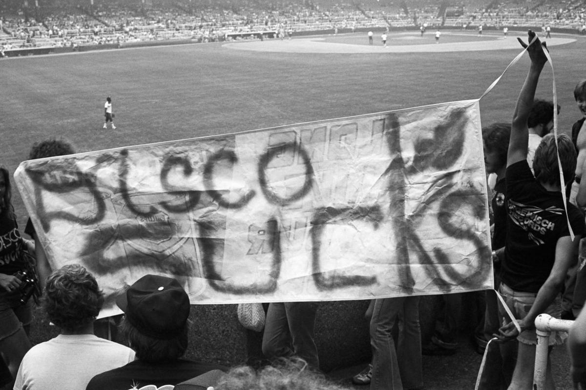 What does it mean when a dance tracks samples a speech from the Disco Demolition Night in 1979? (photo: unknown) 