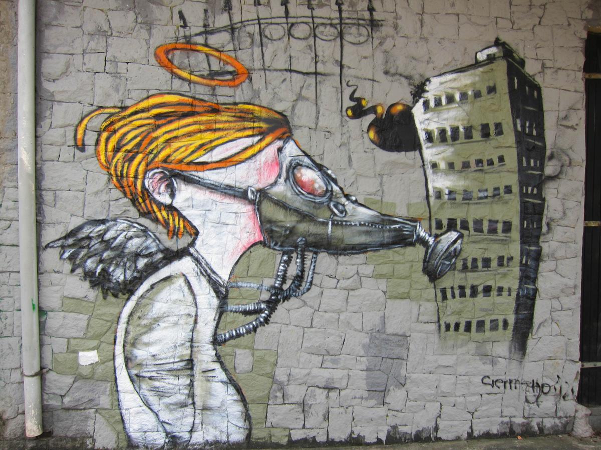 When the ghosts return: Street art in São Paulo, Brazil (photo: flickr/K Alexander, 2012)