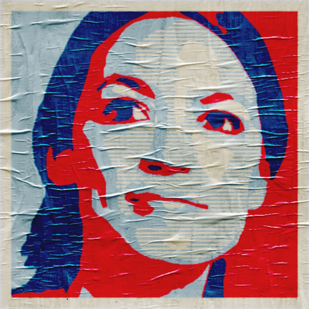 Alexandria Ocasio-Cortez (AOC), American politician and activist (art design: Francesco Fusaro)