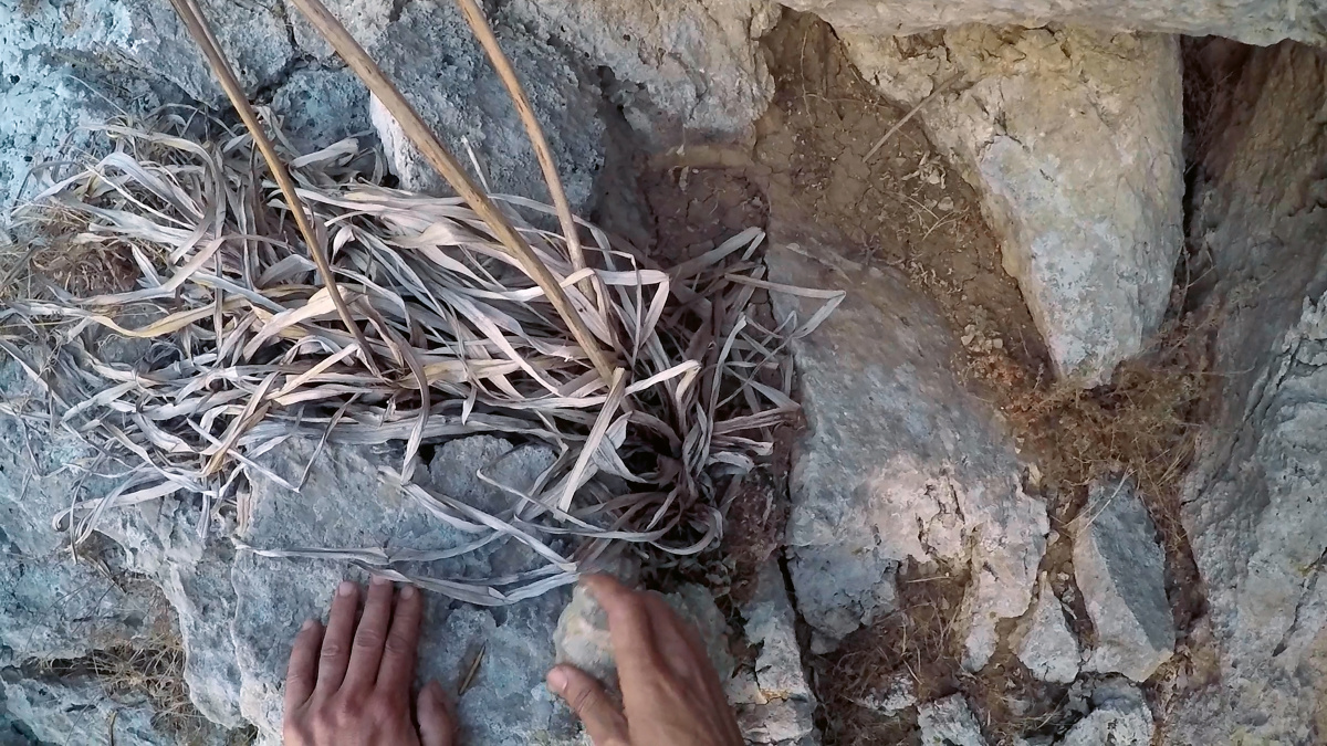 Filmstill from «STONESOUND», Gilles Aubry and Abdeljalil Saouli, 2019 (photo: Gilles Aubry).