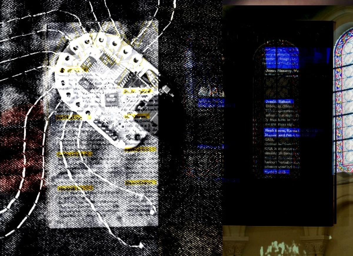 Visualizing the state of the Native Alien (photo: Sandeep Bhagwati, generated with the net.art.generator by Cornelia Sollfrank)