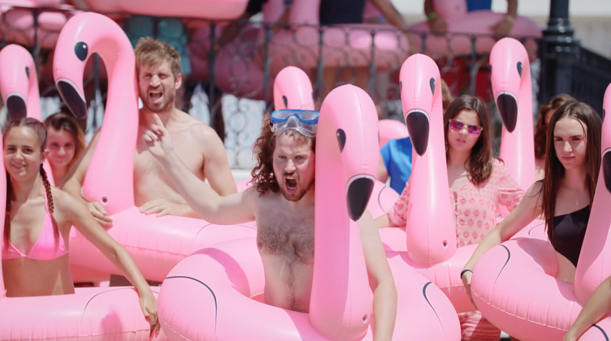 Filmstill: «The Mystery of the Pink Flamingo», Javier Polo Gandía, 2020.