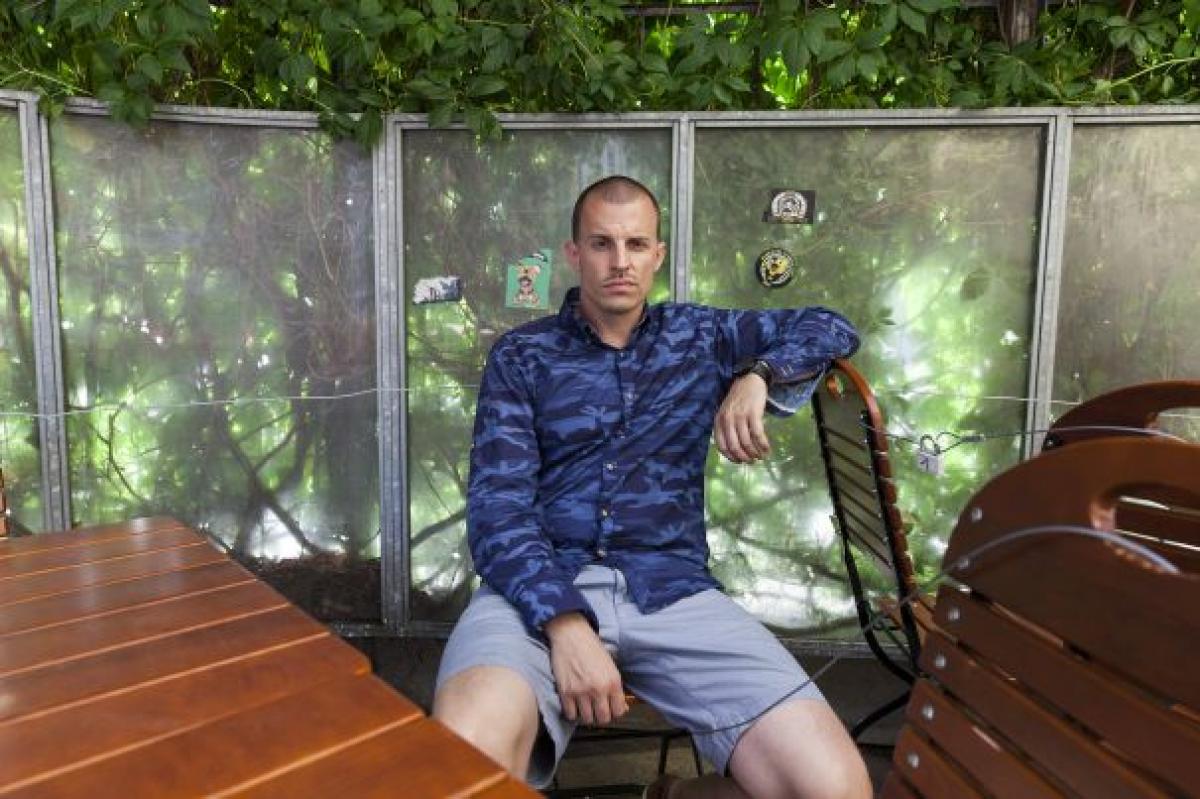 Simon Küffer alias Tommy Vercetti in Zürich 2017 (photo: Ursula Häne)