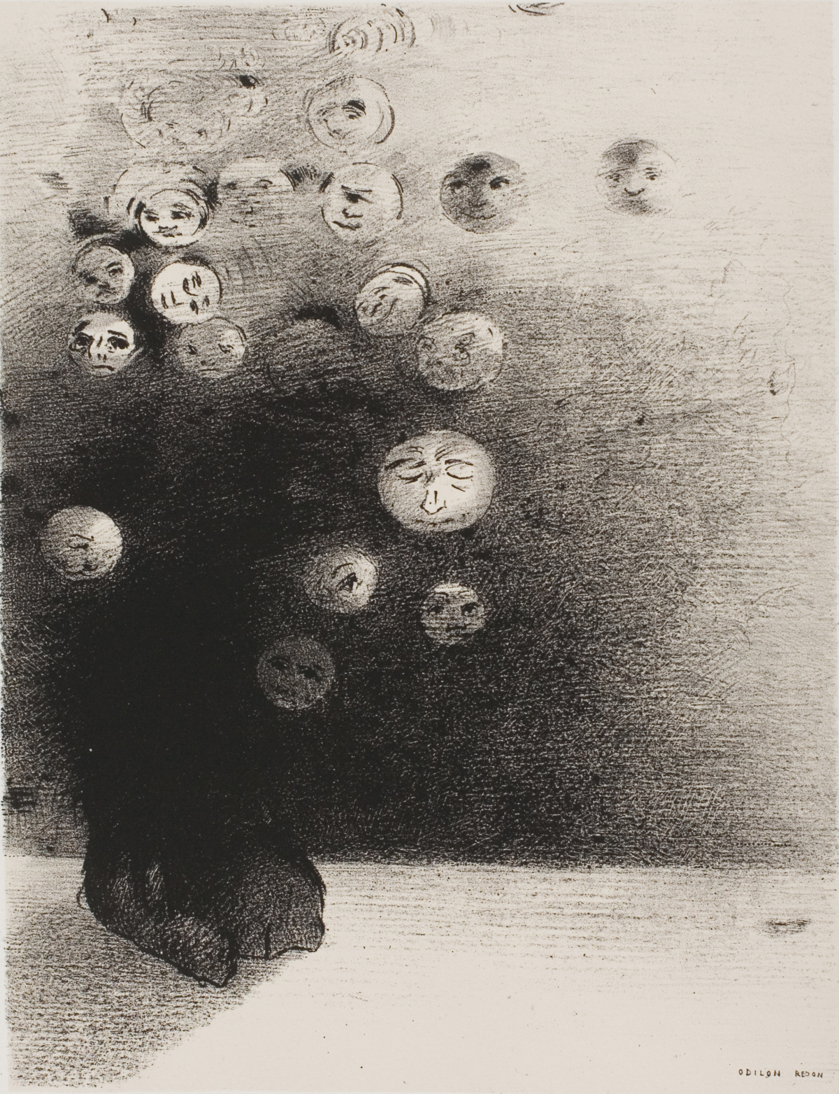 Is There Not an Invisible World, from The Juror (Odilon Redon, The Art Institute of Chicago 1887).