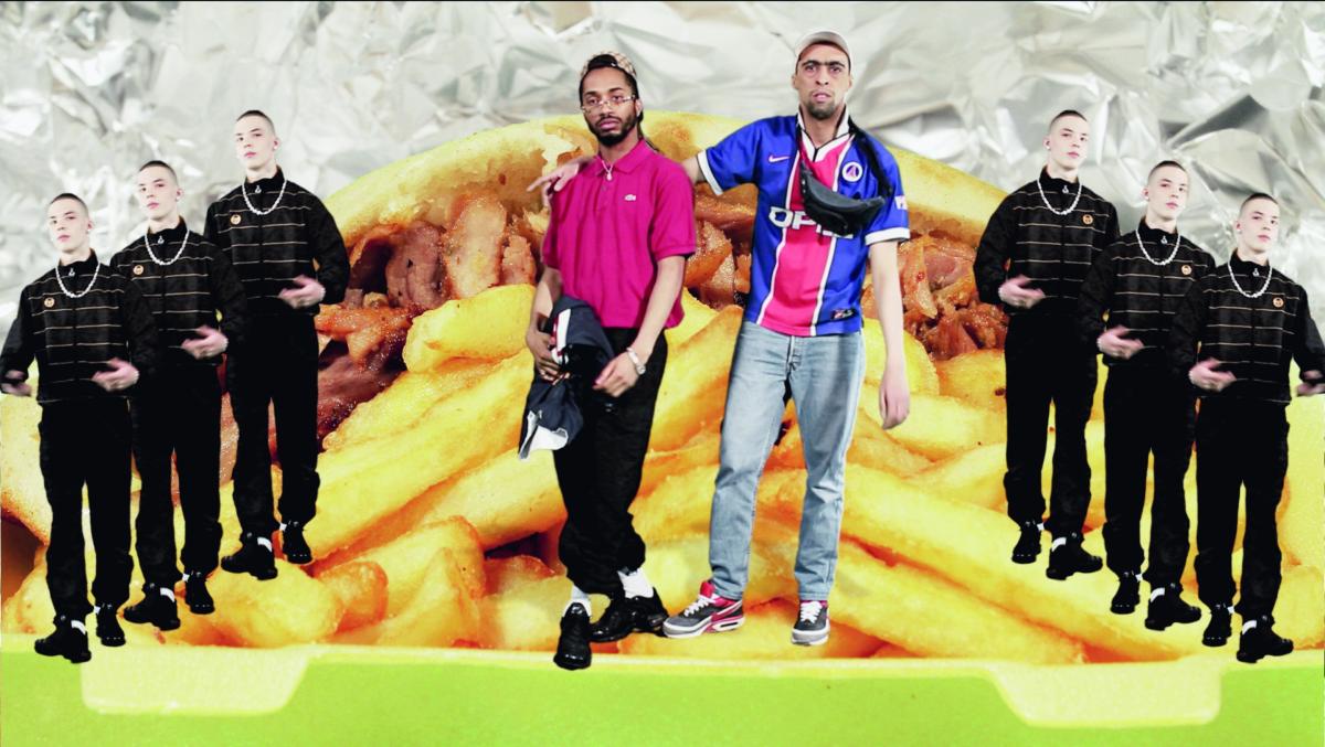 Filmstill: Bonnie Banane & Waltaa (Music), Helmi (Video): «Champs-Élysées» (France 2014)