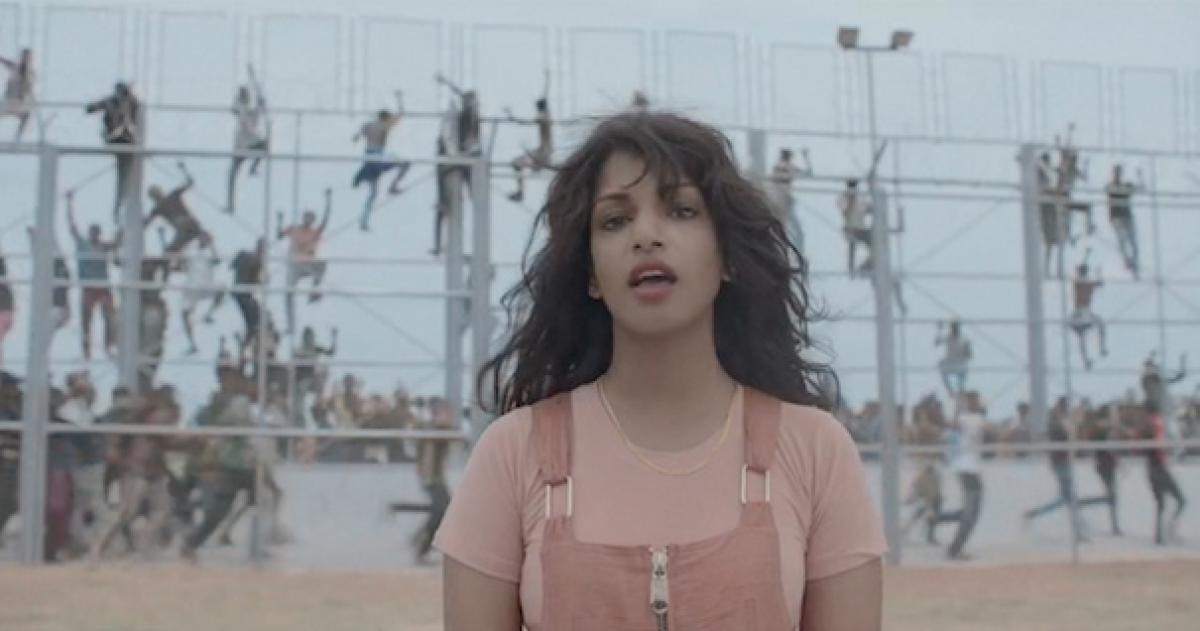 Filmstill aus M.I.A. (Musik und Video): «Borders» (UK 2015)