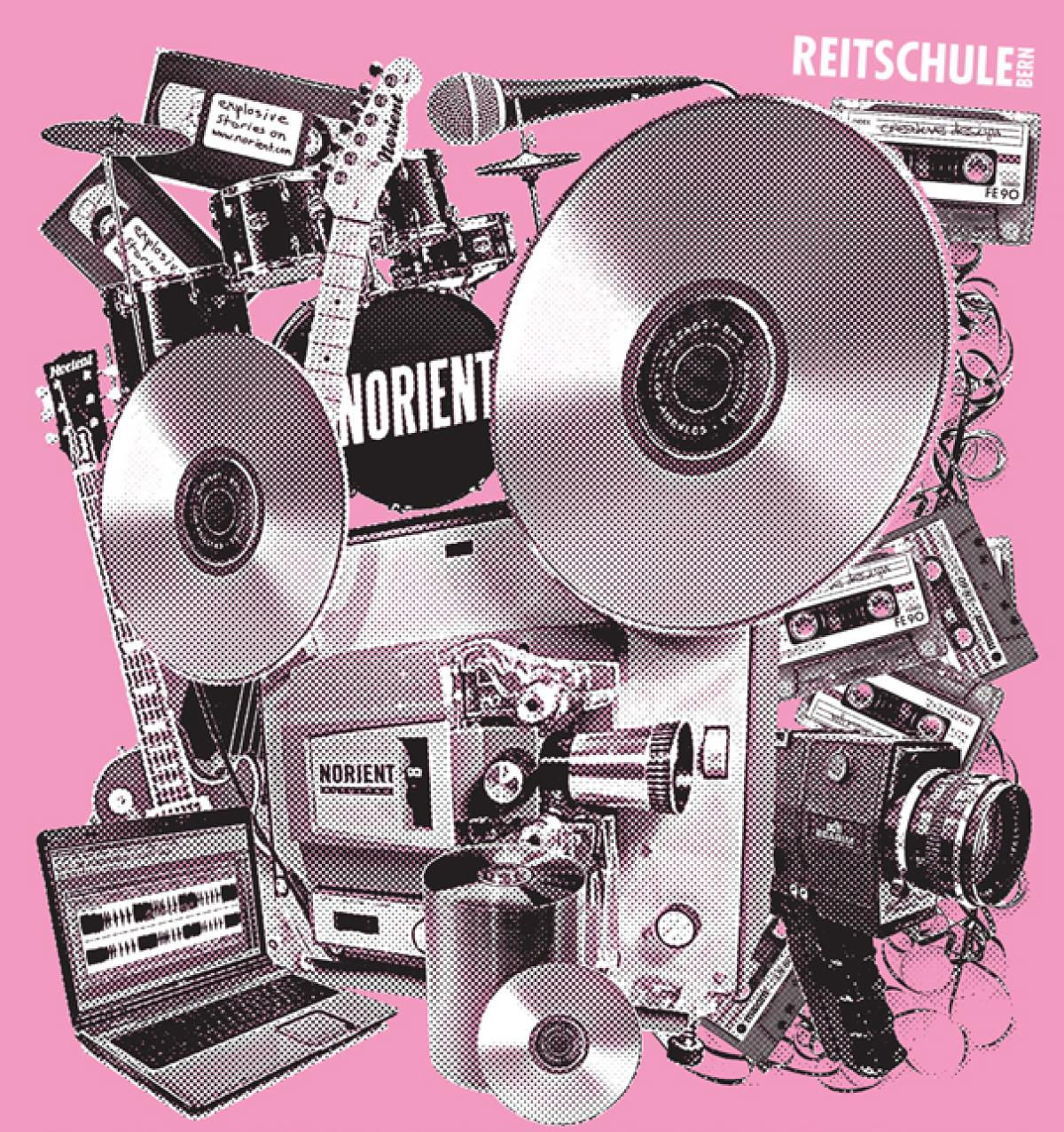 Cover Artwork 1st Norient Musikfilm Festival 2010 (design: Panti Christ)