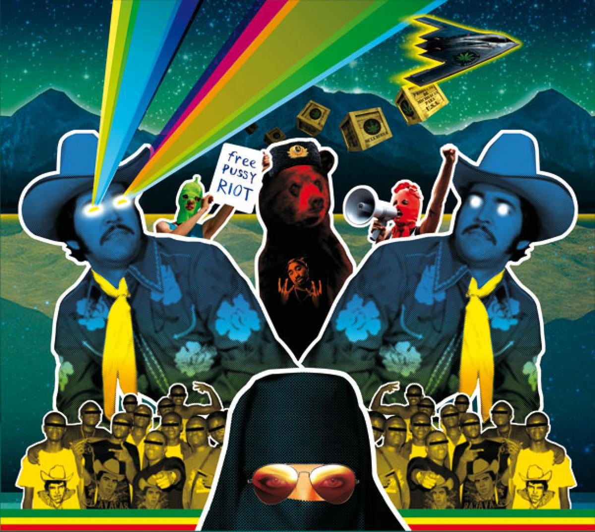 Cover Artwork 5th Norient Musikfilm Festival 2014 (design: Jorge Verdin)