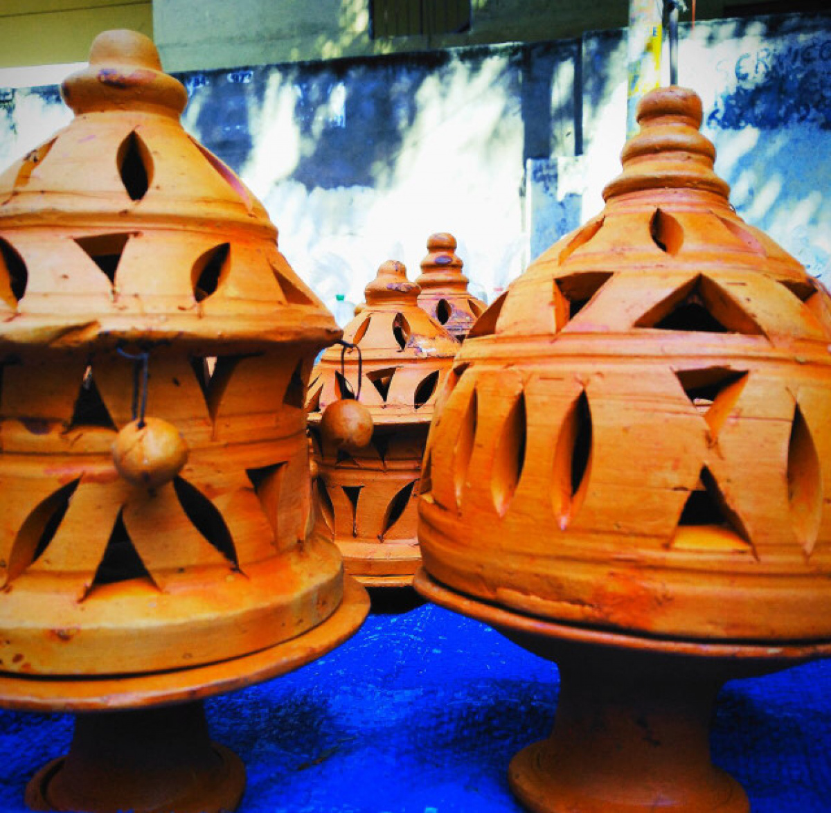 Hyderabadi oil lamps used during Diwali (Shared by Hrishikesh Ingle in 2019).