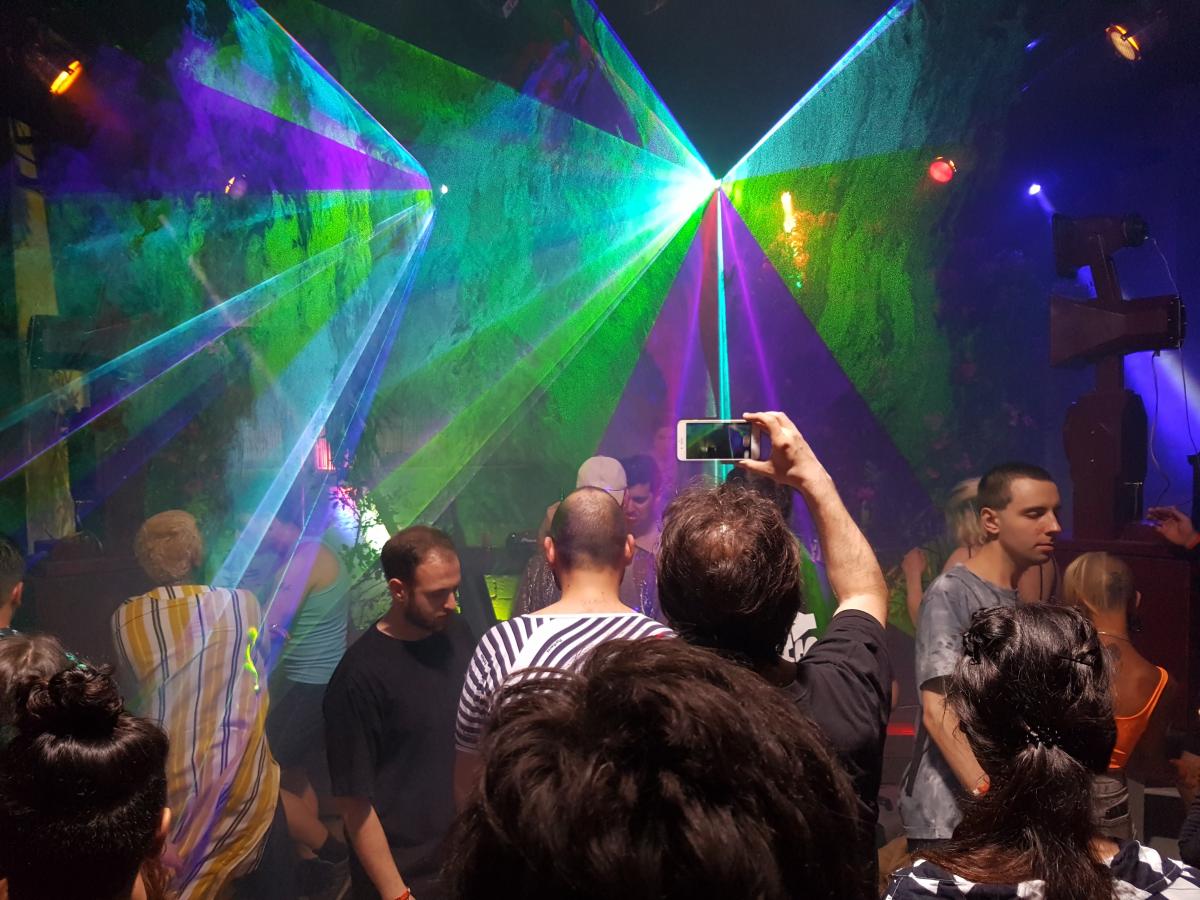 Dancefloor scene at Nature Loves Courage Festival (photo: author)