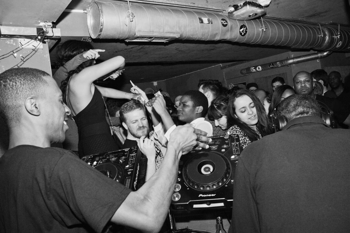 Elijah & Skilliam & Skepta at the Butterz 3rd Birthday party at Cable club London in Feb 2013 (photo: James Gould)