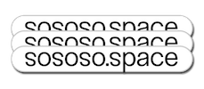 Logo sososo Space