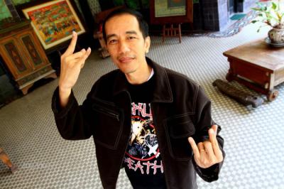 Joko Widodo is Indonesia’s current president and a die-hard metal fan (photo: Revolvermag)