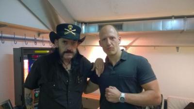 Lemmy Kilmister und Jörg Scheller (photo: privat)