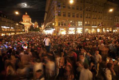 Partydemo für freies Nachtleben am 3. Juni 2012 in Bern (photo: Martin Bichsel)
