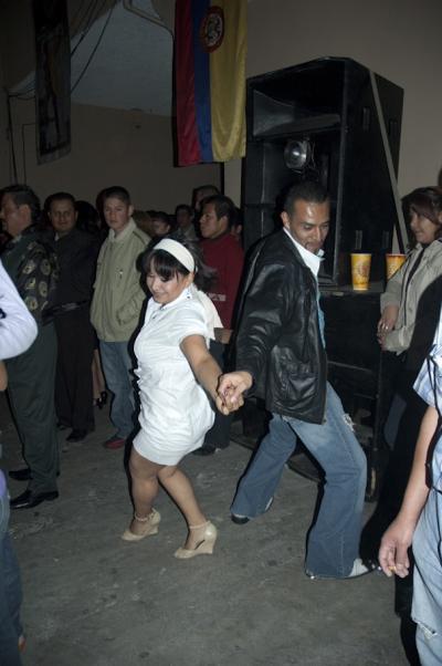 Cumbia dance at the Club Gangster’s Siglo XX in Ciudad Neza, Estado de Mexico, 2011 (photo: Mirjam Wirz)