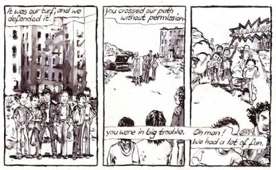Warrior/Peacemaker ist eine Graphic Novel 1971 über das Hoe Avenue Peace Meeting (Julian Voloj/Claudia Ahlering). Sie wird im März in New York präsentiert (siehe unten).