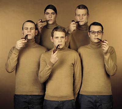 Swiss graphic designs with pipes (2001) Photo: Regula Roost, Bern (photo: büro destruct)