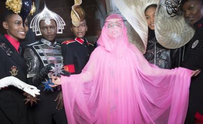 Lady Gaga‘s new single «Burqa» (photo: erdemgench/fashioncommunion.com, November 2013)