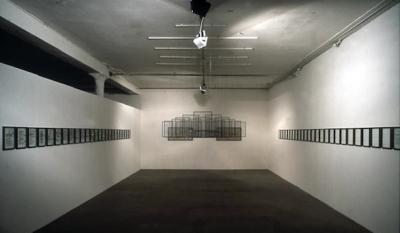 Installation, «When Tekkno Turns to Sound of Poetry», Shedhalle Zürich, 1994, KunstWerke Berlin, 1995