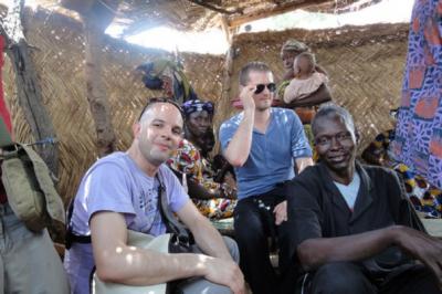 Häberlin Bernhard und Bürgi Fabian in Burkina Faso (photo: Ane Hebeisen).