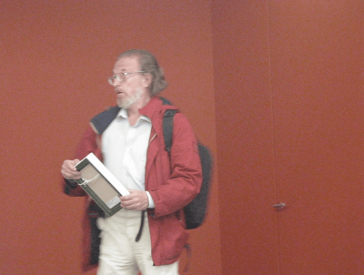 Pier Luigi Tazzi (Videostill: Rebecca Salvadori 2013).