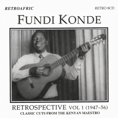 Fundi Konde, vinyl art cover for 1994’s compilation: Fundi Konde – Retrospective Vol. 1 (1947–1956).