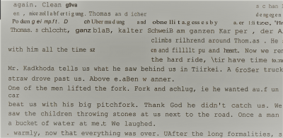 A typewritten diary by my grandparents was found by my parents, covering the ten days of their journey in detail. The reasons behind their decision to move still remain unclear (photo: author). 