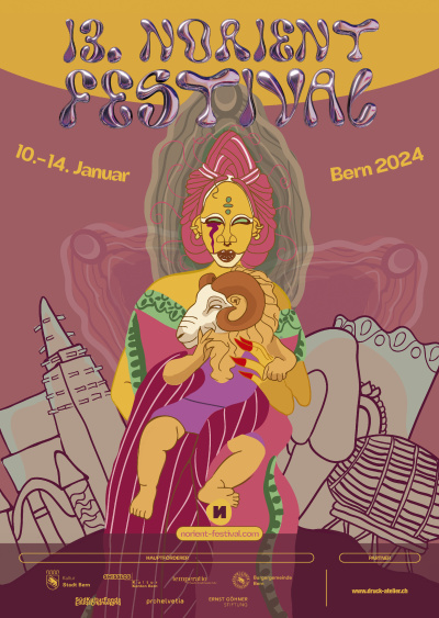 13. Norient Festival 2024 Festival Poster (artwork: Nabalayo; layout: Sergio Salazar)