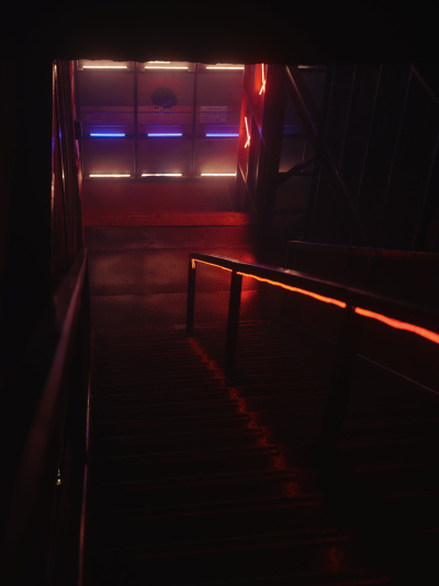 Upstairs to the X (photo: Sara Piñeros).